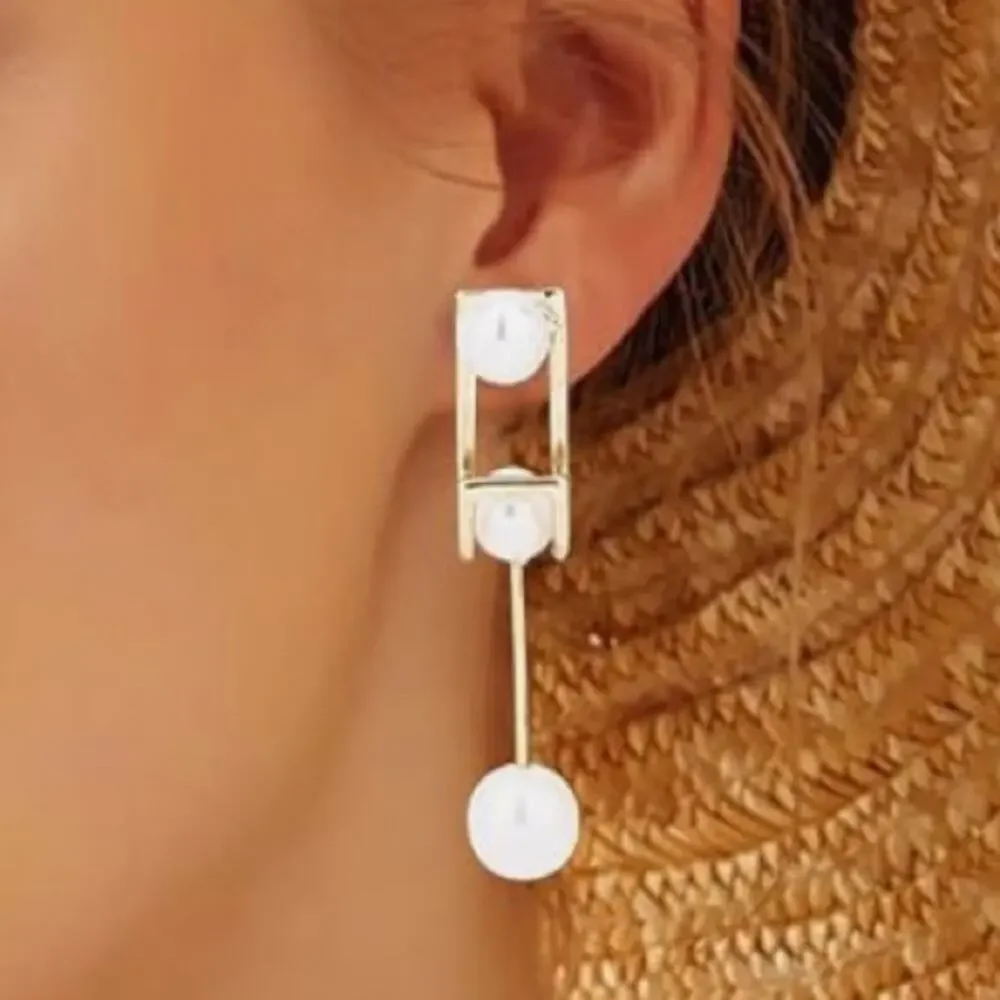 Pearl Earring Jacket 3 piece